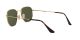 Ray-Ban Hexagonal RB 3548N 001/58 Férfi, Női napszemüveg Ray-Ban Hexagonal RB 3548N 001/58 Férfi, Női napszemüveg